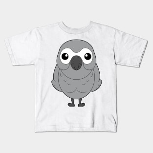 Grey Bird Kids T-Shirt